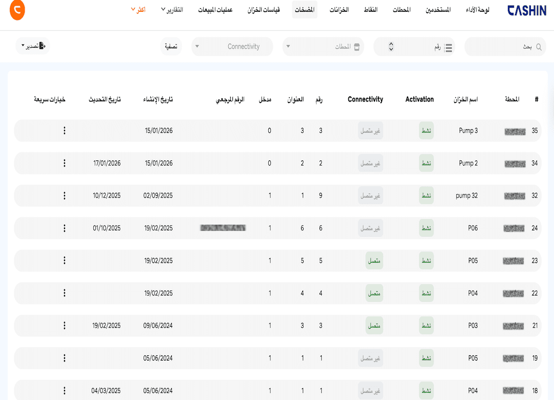 المضخات