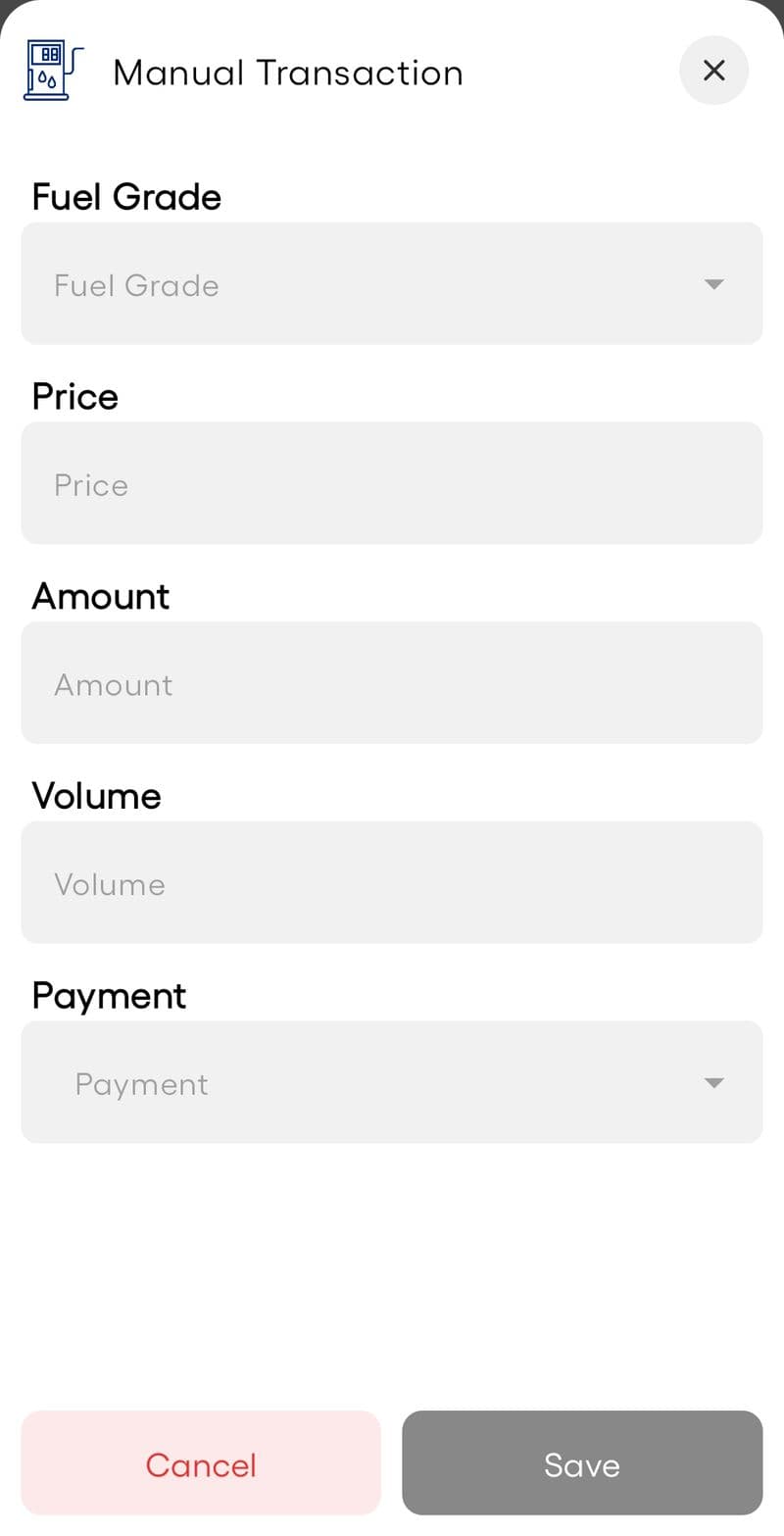 Manual Transaction