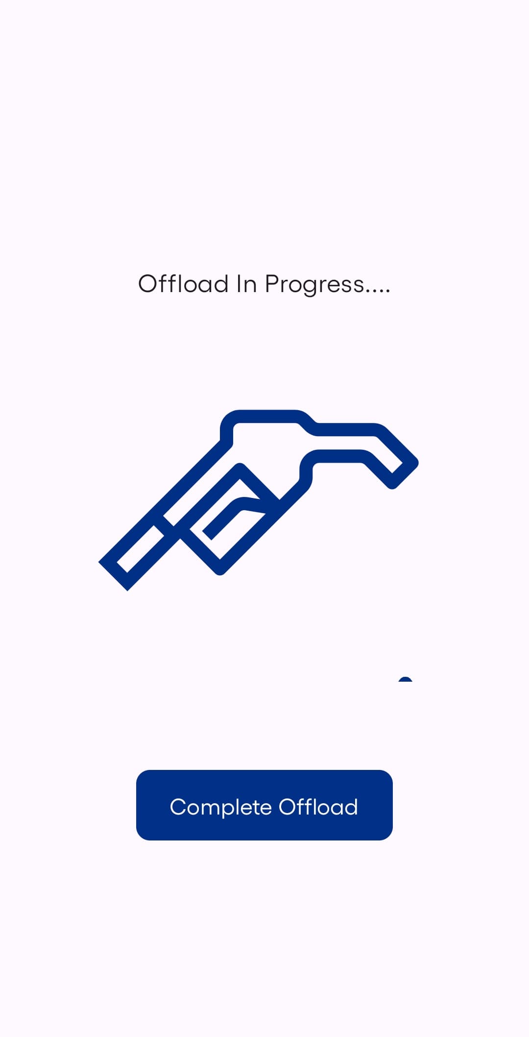 Offload In Progress