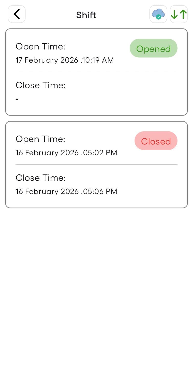 End Shift Report
