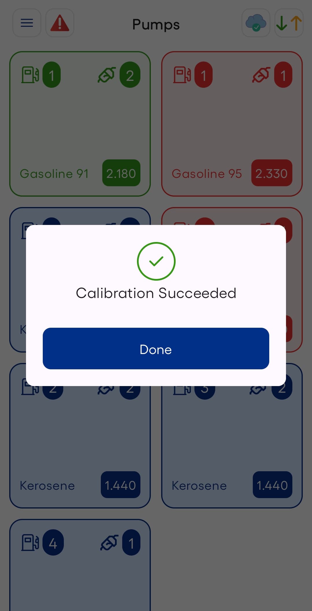 Calibration Success
